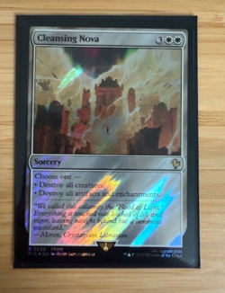 Magic the Gathering:Cleansing Nova (Surge Foil) Commander: Final Fantasy Foil NM - Image 1