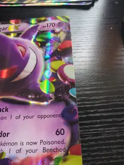 Gengar EX 34/119 XY Phantom Forces 2014 Holo Rare Pokemon Card TCG JUMBO - Image 4