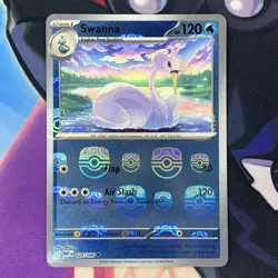 2025 Pokemon TCG White Flare - Swanna [Master Ball] #26/86 - NM - Image 1