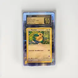POP 1 of 2: Pokemon Snorlax CGC PRISTINE 10 Battle Academy 50/68 Mewtwo Deck - Image 1