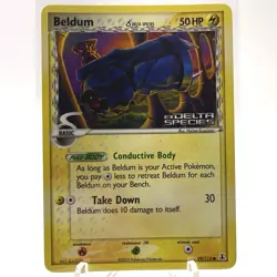 Pokemon TCG Beldum (Delta) EX Delta Species 59/113 Regular Common - LP/NM - Image 1