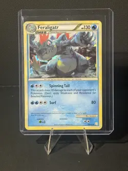 Pokemon TCG Feraligatr 20/123 HeartGold & SoulSilver Cosmos Holo Rare 2010 - Image 1