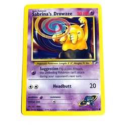 Pokemon TCG Sabrina's Drowzee 92/132 Gym Heroes Unlimited Common LP - Image 1