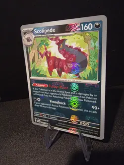 Pokemon TCG - Scolipede - 056/086 - (Master Ball Pattern) - SV: Black Bolt NM - Image 2
