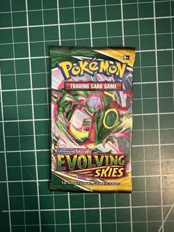 Pokemon - Sword & Shield - Evolving Skies Booster Pack RAYQUAZA ART WORK 820650808777 - Image 1