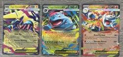 Pokemon TCG Mega Evolution EX Lot 3 Double Rares - NM Condition - Image 1