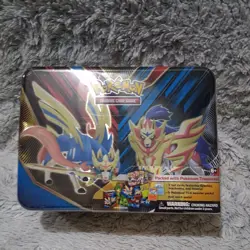 Pokemon TCG 2020 Spring Collector's Chest Lunch Box Tin Sword & Shield SEALED - Image 1