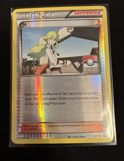 N BW100 Black Star Promo LEAGUE STAMP REVERSE HOLO RH Pokemon TCG MP - Image 1