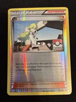 N BW100 Black Star Promo LEAGUE STAMP REVERSE HOLO RH Pokemon TCG MP - Image 2