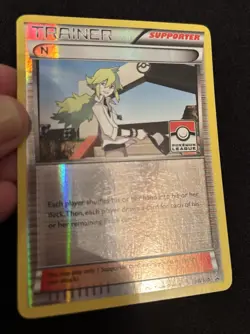 N BW100 Black Star Promo LEAGUE STAMP REVERSE HOLO RH Pokemon TCG MP - Image 3
