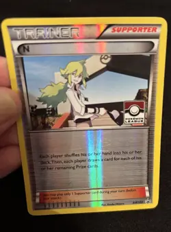 N BW100 Black Star Promo LEAGUE STAMP REVERSE HOLO RH Pokemon TCG MP - Image 4