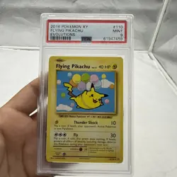 Pokemon XY Evolutions Flying Pikachu #110/108 2016, PSA 9 - Image 2