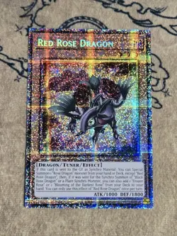 Yugioh Red Rose Dragon MP25-EN037 1st Edition Starlight Rare NM - Image 1