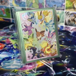 Eevee Card Sleeves From Pokemon Prismatic Evolutions SPC (65 Sleeves Total) - Image 1