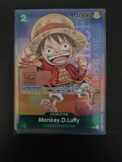Monkey.D.Luffy P-037 1st Anniversary One Piece Card - Image 1