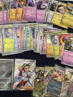 Paldean Fates Bulk Lot 200 Cards 1 IR 1 UR 6 EX 20 Reverse Holos And 14 Holos - Image 1
