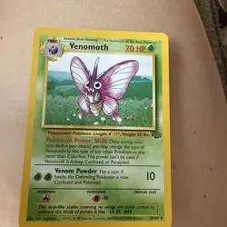 Pokemon TCG Venomoth Jungle Card 29/64 Unlimited Rare - Image 1