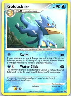 Golduck 29/127 Non Holo Platinum - Pokemon Card - NM - Image 1