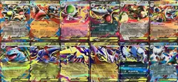 set of 12 authentic Pokemon Card Japanese Mega Kangaskhan EX Mega Lucario - Image 1