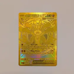 Mega Lucario EX 188/132 Hyper Rare Gold Card Mega Evolutions Pokemon TCG NM - Image 1