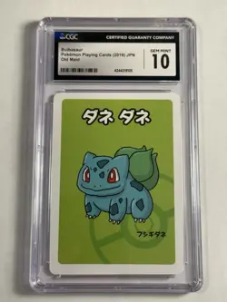CGC 10 Gem Mint Bulbasaur Old Maid 2019 Japanese Pokemon Card - Image 1