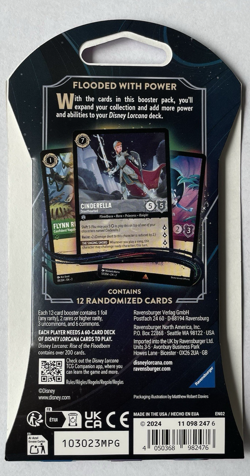 Disney Lorcana TCG Rise of the Floodborn Booster Pack With 12 Randomized Cards - Image 2