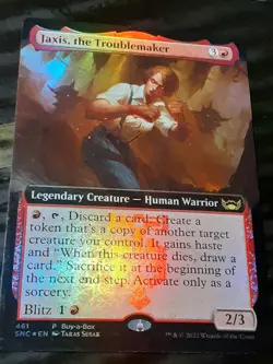 Jaxis the Troublemaker Promo FOIL , Streets of New C , LP , MTG ,FREE SHIPPING - Image 2