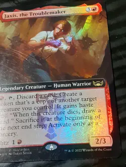 Jaxis the Troublemaker Promo FOIL , Streets of New C , LP , MTG ,FREE SHIPPING - Image 3