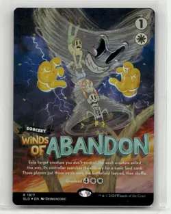 Rainbow Foil Winds of Abandon #1817 Secret Lair Near Mint or Better W/Tracking - Image 1
