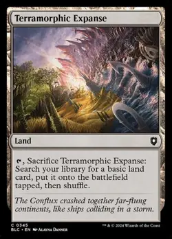 1x Terramorphic Expanse NM Eng MTG - Bloomburrow Commander - Image 1
