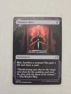 Vampiric Rites - Wilds of Eldraine: Enchanting Tales - LP - MTG Magic - Enchant - Image 1