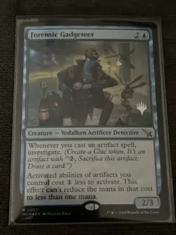 Forensic Gadgeteer Promo: Murders At Karlov Manor Foil Magic the Gathering - Image 1