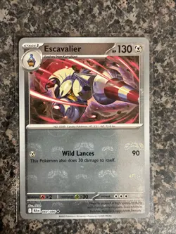 Pokemon Escavalier (Master Ball Pattern) 060/086 - Pokemon TCG SV: Black Bolt - Image 1