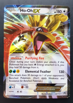 Ho-Oh EX - 92/122 - XY BREAKpoint Ultra Rare Pokemon TCG 2016 - NEAR MINT - Image 1
