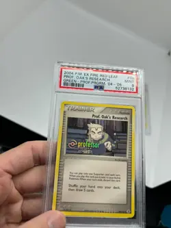 Pokemon PSA 9 MINT Prof. Oak's Research 98/112 Professor Program Promo Damaged - Image 2
