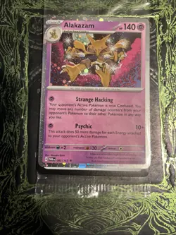 Alakazam 082/167 Cosmos Holo - Twilight Masquerade Promo SEALED - Pokemon TCG - Image 1