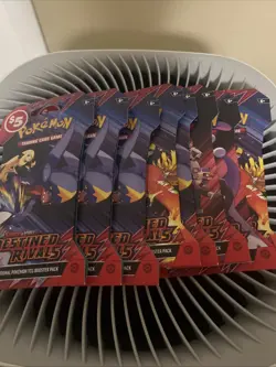 Pokemon Destined Rivals x8 Single Packs Brand New Sealed - Image 1