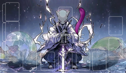 MewTwo Pokemon TCG Playmat & Office Mousepad | Pokemon TCG - Image 1