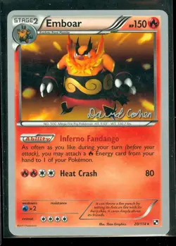Pokemon EMBOAR 20/114 Black & White 2011 World Championships - NEAR MINT/MINT - Image 1