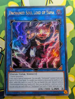 Yugioh Unchained Soul Lord of Yama DUNE-EN049 Ultra Rare 1st Ed - NM - Image 1