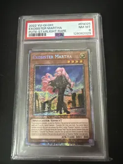 YU-GI-OH! POTE-POWER OF THE ELEMENTS #EN025 EXOSISTER MARTHA POTE-STARLIGHT RARE - Image 1
