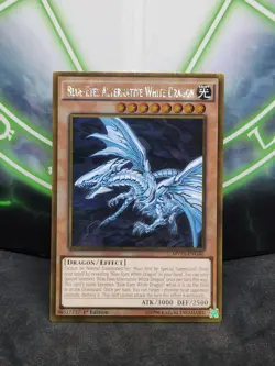 Yugioh Blue-Eyes Alternative White Dragon MVP1-ENG46 Gold Rare 1st Edition NM - Image 1