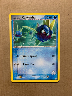 Aqua's Carvanha 48/95 EX Team Magma vs Team Aqua - Common Pokemon Card - HP - Image 1