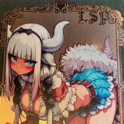 Goddess Story Gold METAL Card - Serial Number #/100! Double Sided Anime Girl - Image 3