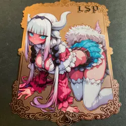 Goddess Story Gold METAL Card - Serial Number #/100! Double Sided Anime Girl - Image 5