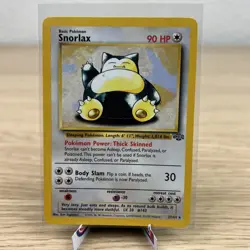 Vintage Snorlax - 27/64 - Star Rare Pokemon Card - 1999 Jungle Set - Image 1