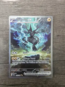 Pokemon TCG Zekrom EX Black Bolt Special Illustration Card #166/086 - Image 2