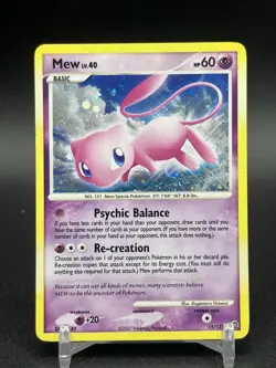 Pokemon TCG Secret Wonders Mew Holo Rare Card 15/132 - Image 1