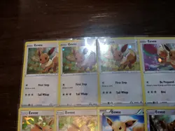 Lot Of 10 RARE Eevee Cards! Cracked Ice, Promos, Reverse, Etc. - Image 2