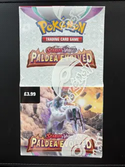 Paldea Evolved Half Booster Box Sealed 18 Packs Pokemon Card TCG 5060705220566 - Image 1